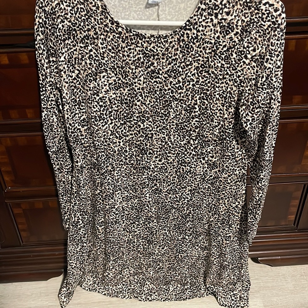 Old Navy Animal Print Long Dress Never Worn